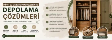 İkinci El Gardırop Modellerinde Depolama Çözümleri
