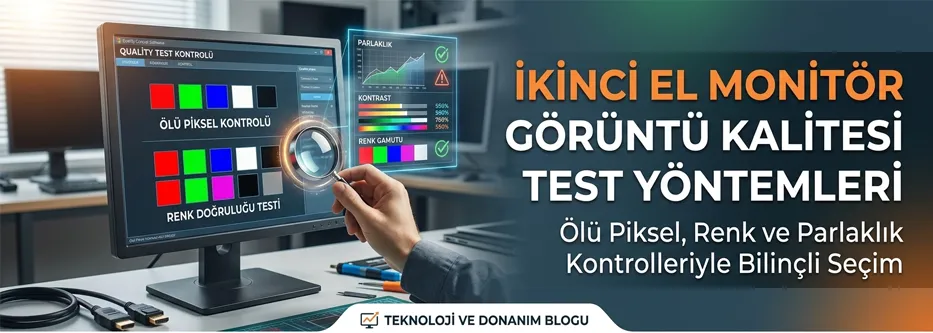 İkinci El Monitörlerde Görüntü Kalitesini Test Etme Yöntemleri