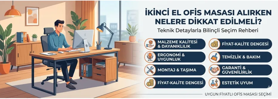 İkinci El Ofis Masası Alırken Nelere Dikkat Edilmeli?